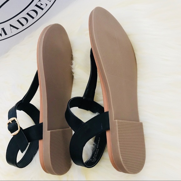 Steve Madden Chaya Leather Sandal Flats Size 7 - Picture 4 of 7